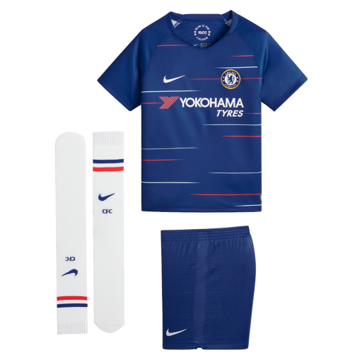 Chelsea Home Kids Football Kit 2018/19