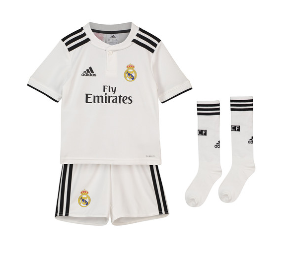 Real Madrid Home Kids Football Kit 2018/19