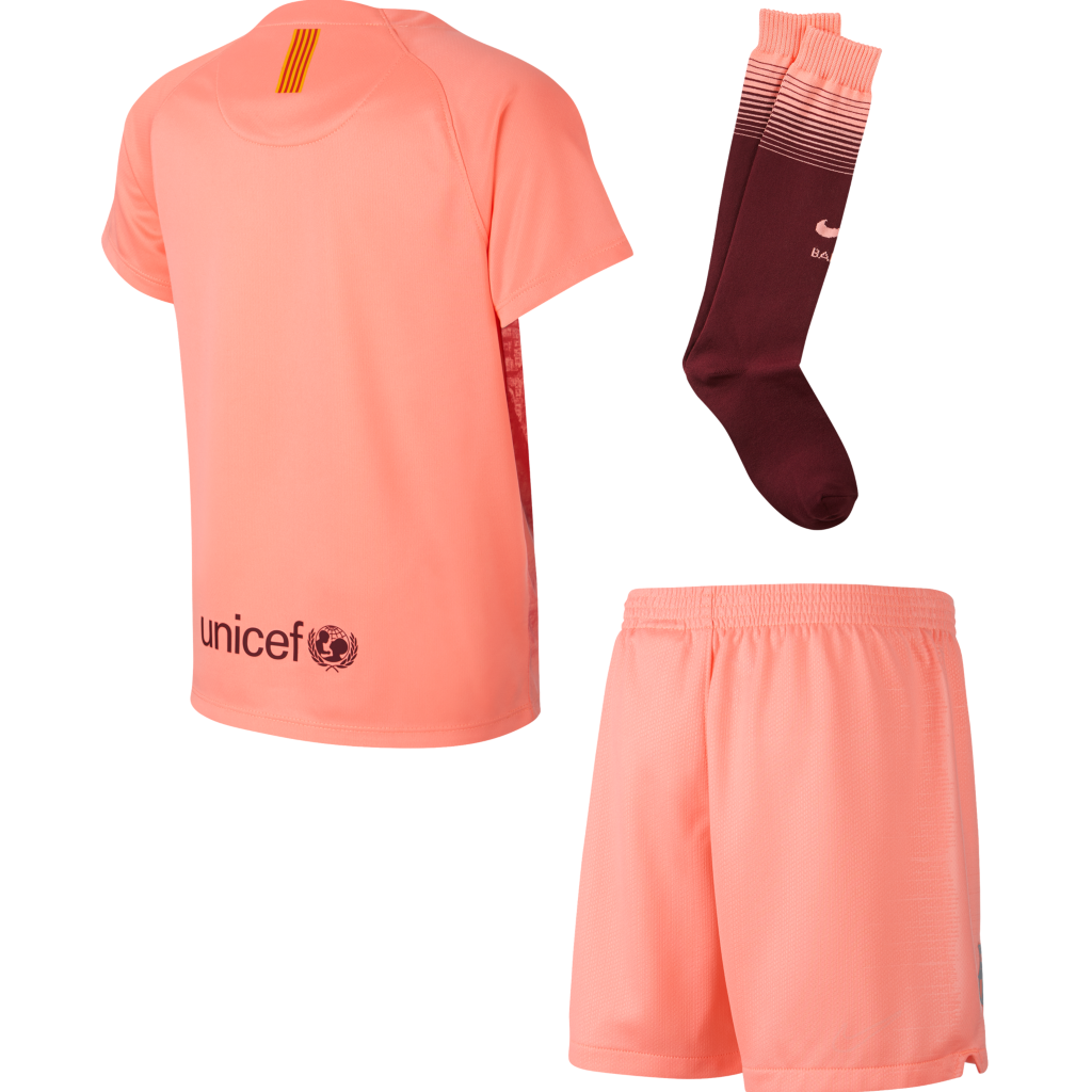 Barcelona Third Kids Football Kit 2018/19