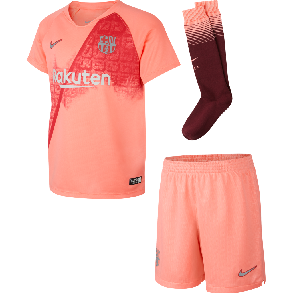 Barcelona Third Kids Football Kit 2018/19
