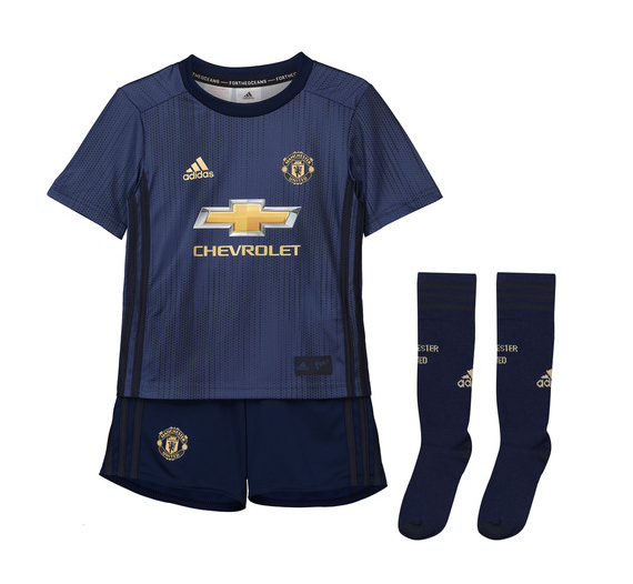Manchester United Third Football Kit Kids 2018/19